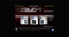 Desktop Screenshot of codemmusic.com